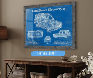 Cutler West Land Rover Discovery Series 2 Blueprint Vintage Auto Patent Print