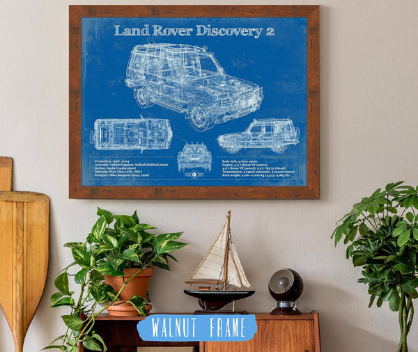 Cutler West Land Rover Discovery Series 2 Blueprint Vintage Auto Patent Print