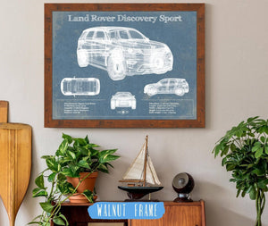 Cutler West Land Rover Discovery Sport Vintage Blueprint Auto Print