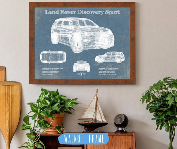 Cutler West Land Rover Discovery Sport Vintage Blueprint Auto Print