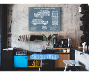 Cutler West Land Rover Freelander Vintage Blueprint Auto Print