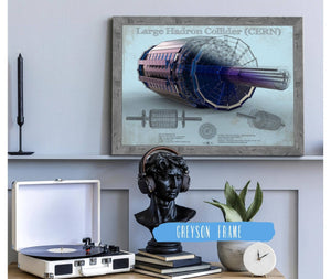 Cutler West Large Hadron Collider CERN Blueprint Wall Art