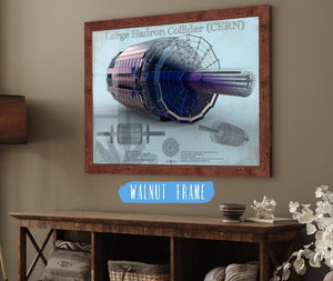 Cutler West Large Hadron Collider CERN Blueprint Wall Art