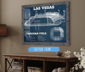 Cutler West Las Vegas Lights- Vintage Cashman Field MLS Soccer Print