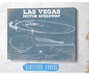 Cutler West Las Vegas Motor Speedway Blueprint NASCAR Race Track Print
