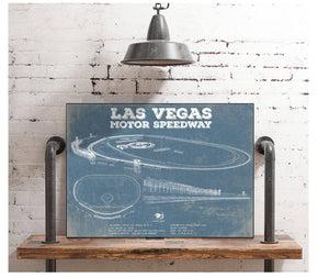 Cutler West Las Vegas Motor Speedway Blueprint NASCAR Race Track Print