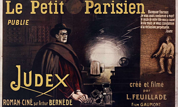 24" x 16" / Unframed Cutler West Le Petit Parisien Publie Judex Roman Cine Par Arthur Bernede by Leonetto Cappiello