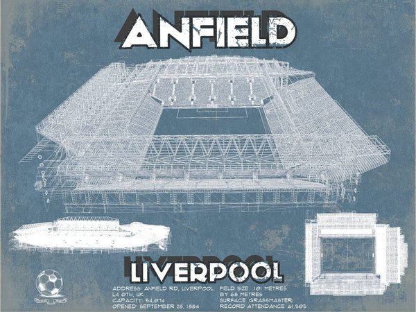 Cutler West Liverpool F.C - Anfield European Football / Soccer Print