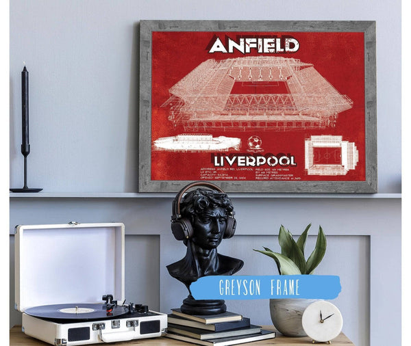 Cutler West Liverpool F.C - Anfield European Football / Soccer Team Color Print