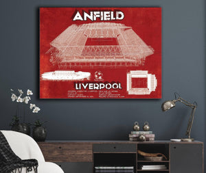 Cutler West Liverpool F.C - Anfield European Football / Soccer Team Color Print