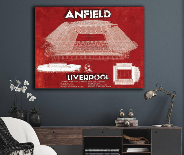 Cutler West Liverpool F.C - Anfield European Football / Soccer Team Color Print