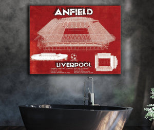 Cutler West Liverpool F.C - Anfield European Football / Soccer Team Color Print