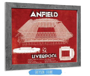 14" x 11" / Greyson Frame Cutler West Liverpool F.C - Anfield European Football / Soccer Team Color Print