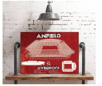 Cutler West Soccer Collection Liverpool F.C - Anfield European Football / Soccer Print