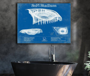 Cutler West Los Angeles Chargers - SoFi Stadium Vintage Football Print