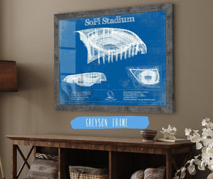 Cutler West Los Angeles Chargers - SoFi Stadium Vintage Football Print
