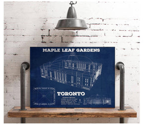 Cutler West Maple Leaf Gardens - Vintage NHL Hockey Print