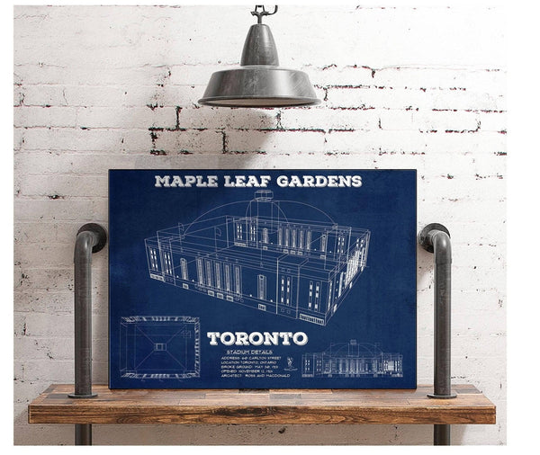 Cutler West Maple Leaf Gardens - Vintage NHL Hockey Print