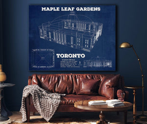 Cutler West Maple Leaf Gardens - Vintage NHL Hockey Print