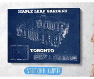 Cutler West Maple Leaf Gardens - Vintage NHL Hockey Print