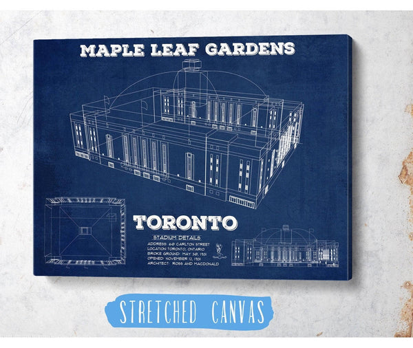 Cutler West Maple Leaf Gardens - Vintage NHL Hockey Print