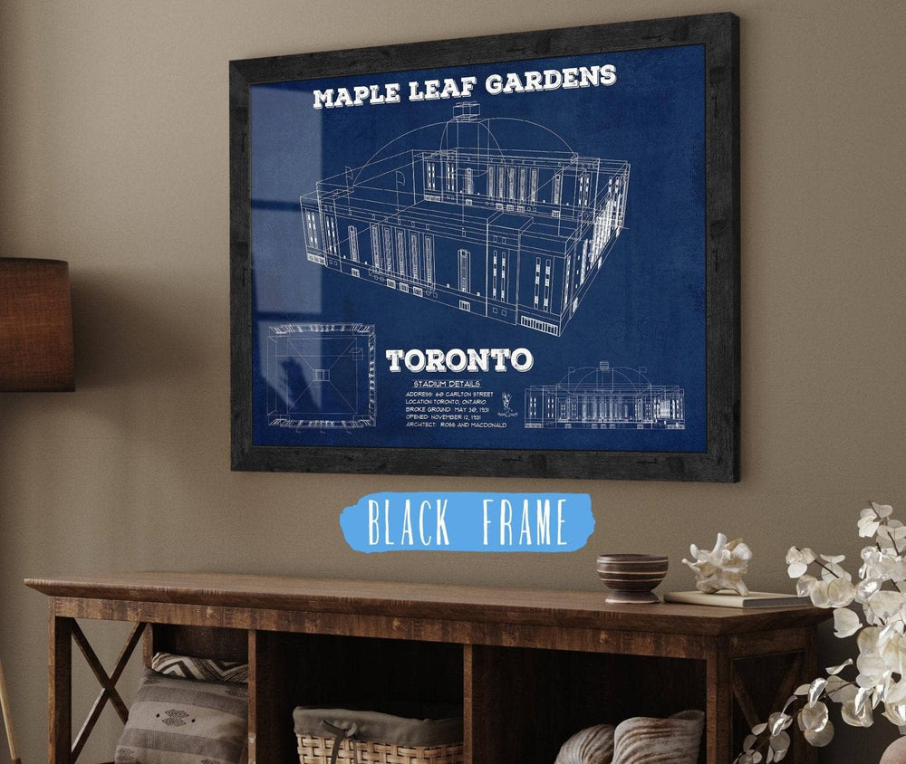 Cutler West Maple Leaf Gardens - Vintage NHL Hockey Print
