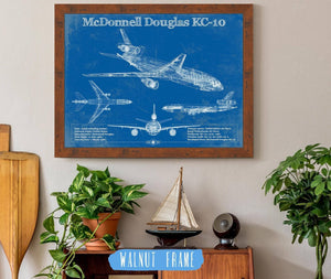 Cutler West McDonnell Douglas KC-10 Extender Aircraft Blueprint Original Military Wall Art