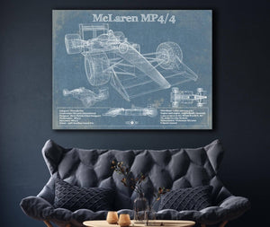 Cutler West McLaren MP4-4 Formula One Race Car Print