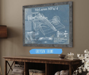 Cutler West McLaren MP4-4 Formula One Race Car Print