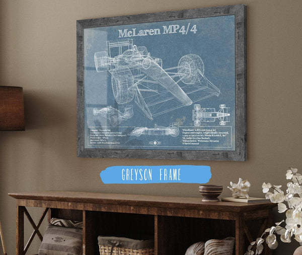 Cutler West McLaren MP4-4 Formula One Race Car Print