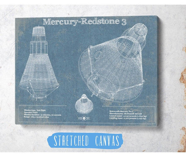 Cutler West Mercury-Redstone 3 (Freedom 7) NASA Aviation Space Print