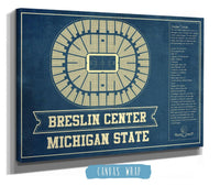 Cutler West Basketball Collection Breslin Student Events Center - Michigan State Spartans NCAA College Basketball Blueprint Art