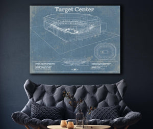 Cutler West Minnesota Timberwolves  - Vintage Target Center NBA Print