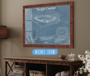 Cutler West Minnesota Timberwolves  - Vintage Target Center NBA Print