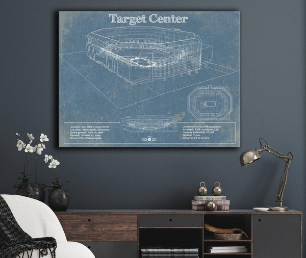 Cutler West Minnesota Timberwolves  - Vintage Target Center NBA Print