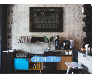 Cutler West Modern Periodic Table of Elements Science Print - Framed or Unframed Chemistry Art