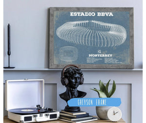 Cutler West Monterrey Vintage Estadio BBVA Soccer Print