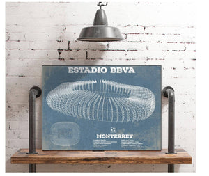 Cutler West Monterrey Vintage Estadio BBVA Soccer Print