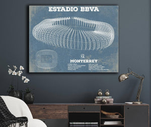 Cutler West Monterrey Vintage Estadio BBVA Soccer Print