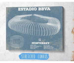 Cutler West Monterrey Vintage Estadio BBVA Soccer Print