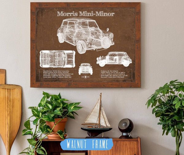 Cutler West Morris Mini-Minor Vintage Auto Print
