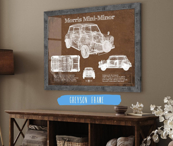 Cutler West Morris Mini-Minor Vintage Auto Print