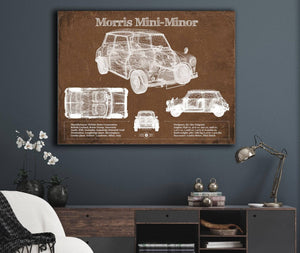 Cutler West Morris Mini-Minor Vintage Auto Print