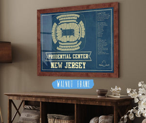 Cutler West New Jersey Devils Prudential Center Vintage Hockey Print