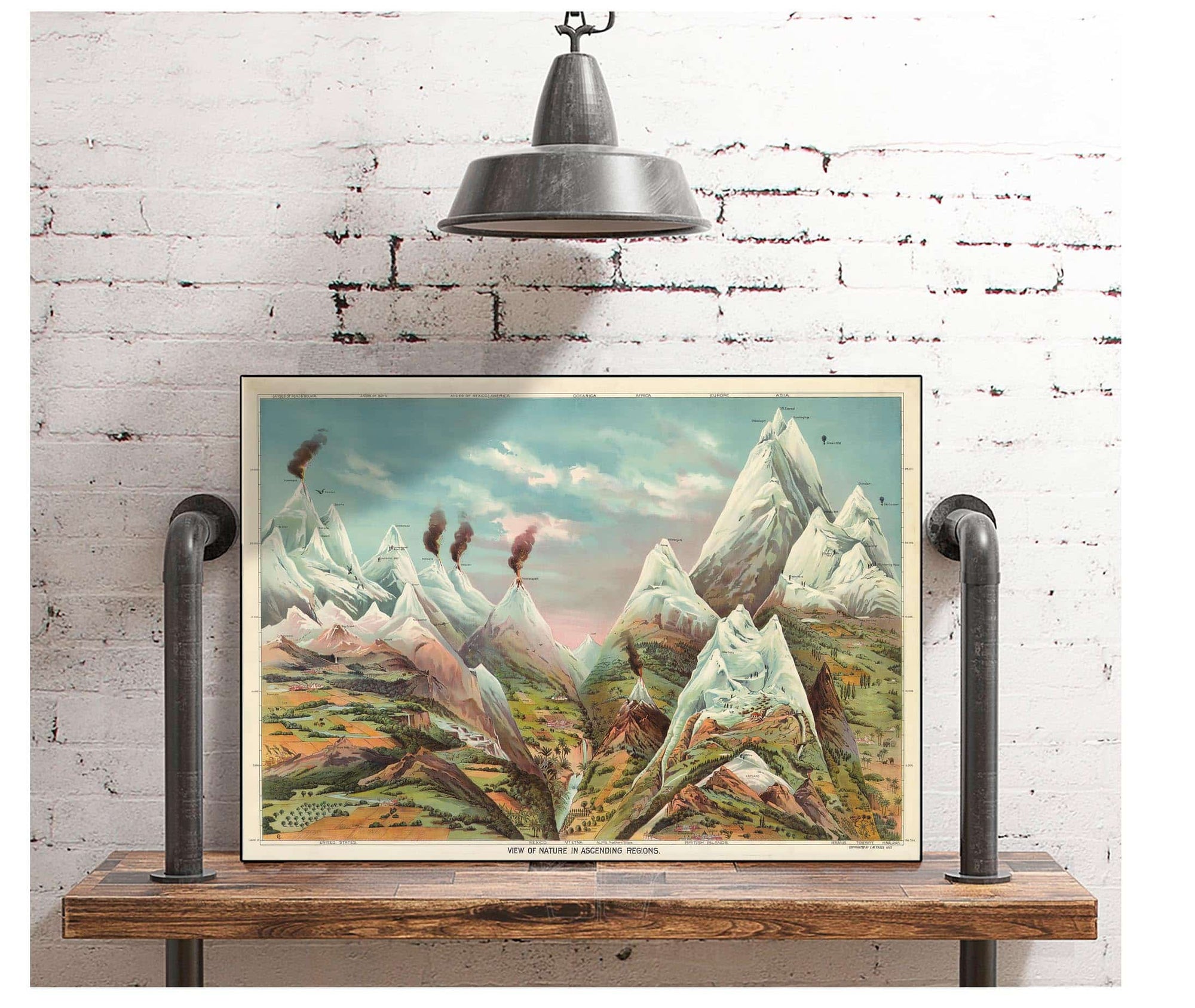 Cutler West Vintage Nature Mountains - View Of Nature In Ascending Regions