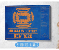 Cutler West New York Islanders Team Color Barclays Center NHL Vintage Hockey Print