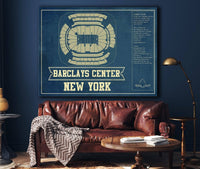 Cutler West New York Islanders Barclays Center NHL Vintage Hockey Print