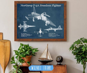 Cutler West Northrop F-5A Freedom Fighter Patent Blueprint Original Military Wall Art