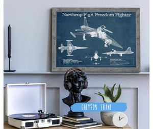 Cutler West Northrop F-5A Freedom Fighter Patent Blueprint Original Military Wall Art