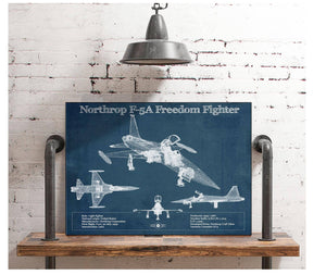 Cutler West Northrop F-5A Freedom Fighter Patent Blueprint Original Military Wall Art